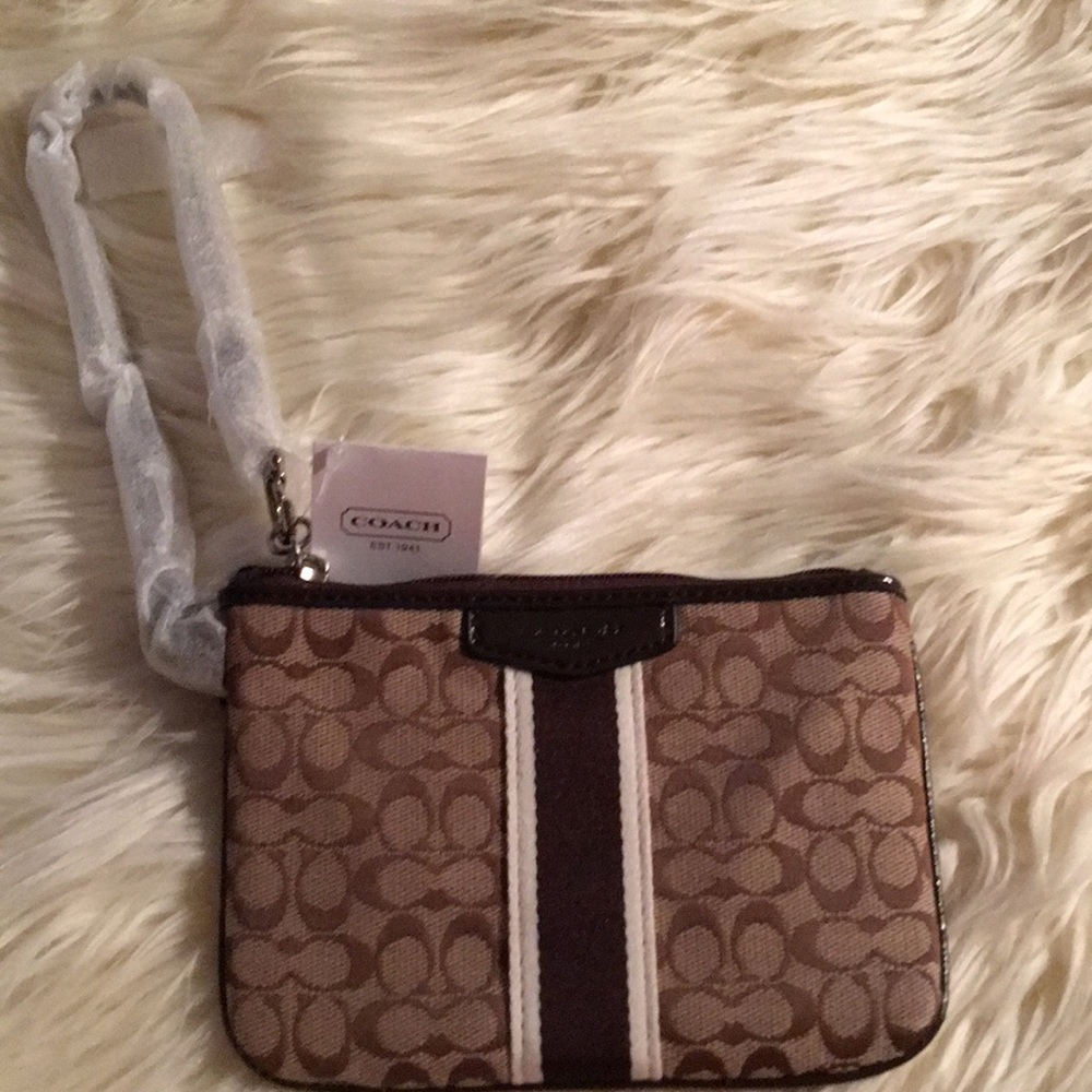 NEW COACH SV /KHAKI/POMEGRANATE WRISTLET